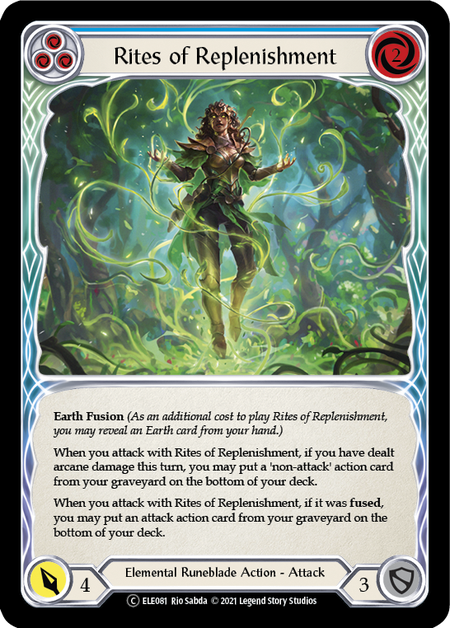 Rites of Replenishment - Blue (ELE) #U-ELE081 [EN/N]