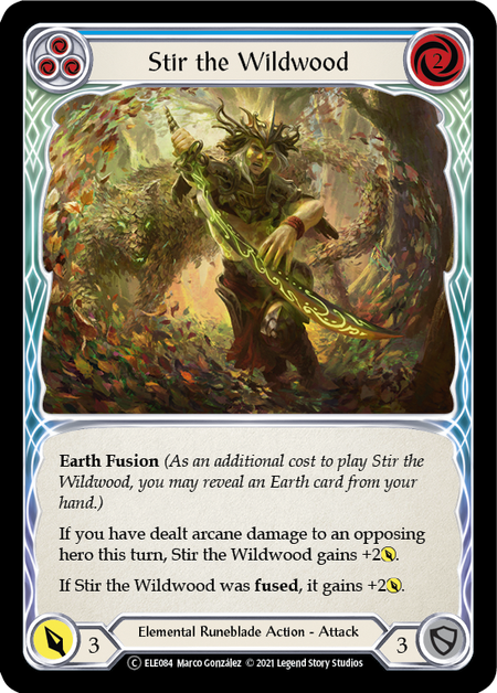 Stir the Wildwood - Blue (ELE) #U-ELE084 [EN/N]