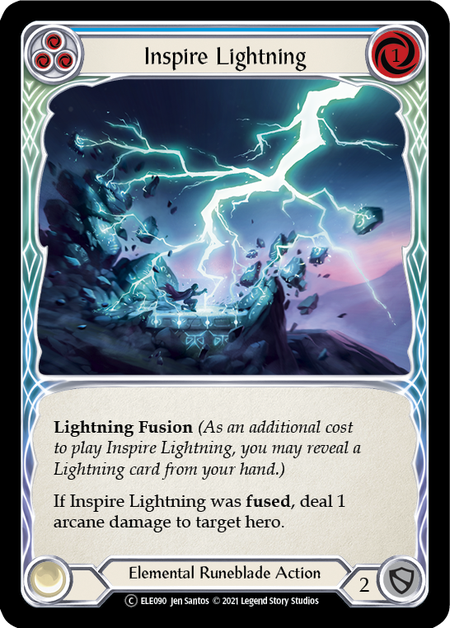 Inspire Lightning - Blue (ELE) #U-ELE090 [EN/N]