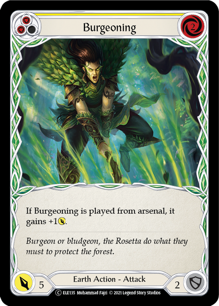 Burgeoning - Yellow (ELE) #U-ELE135 [EN/N]