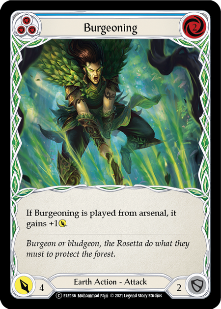Burgeoning - Blue (ELE) #U-ELE136 [EN/N]