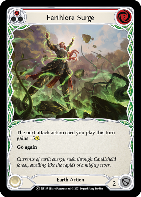 Earthlore Surge - Red (ELE) #U-ELE137 [EN/N]