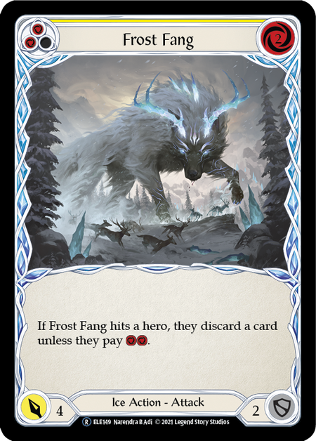 Frost Fang - Yellow (ELE) #U-ELE149 [EN/N]