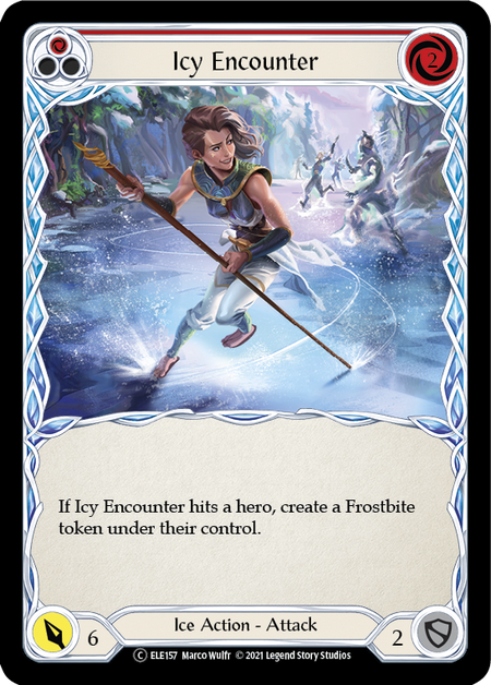 Icy Encounter - Red (ELE) #U-ELE157 [EN/N]