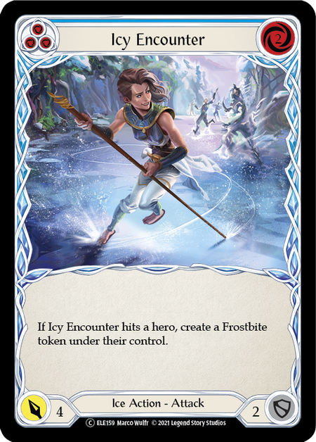 Icy Encounter - Blue (ELE) #U-ELE159 [EN/N]
