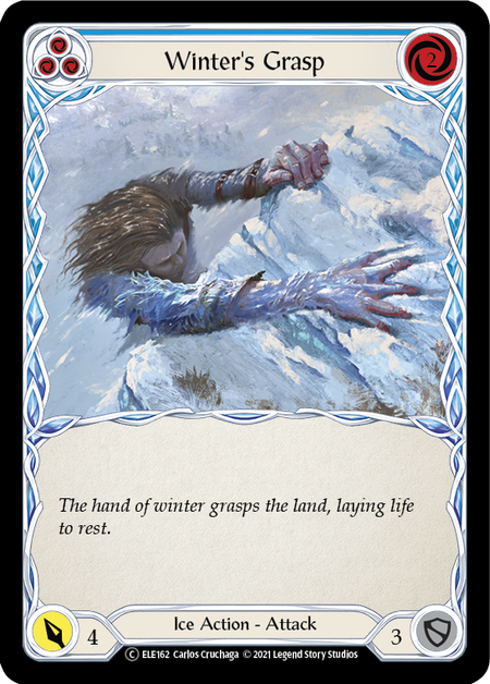 Winter's Grasp - Blue (ELE) #U-ELE162 [EN/N]