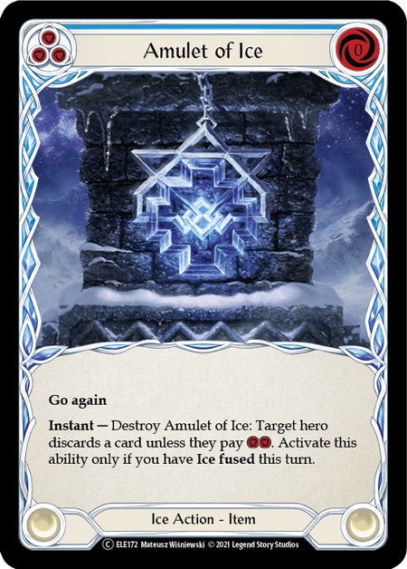 Amulet of Ice - Blue (ELE) #U-ELE172 [EN/N]