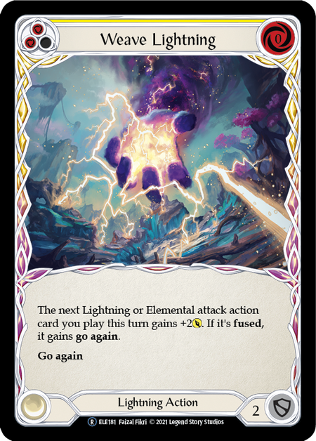 Weave Lightning - Yellow (ELE) #U-ELE181 [EN/N] s/o