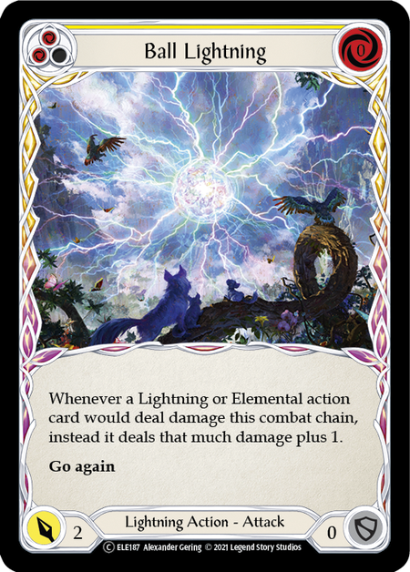 Ball Lightning - Yellow (ELE) #U-ELE187 [EN/N]