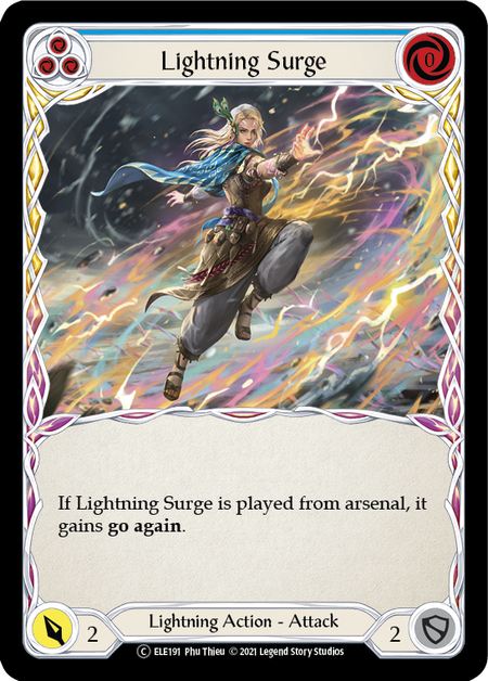 Lightning Surge - Blue (ELE) #U-ELE191 [EN/N]