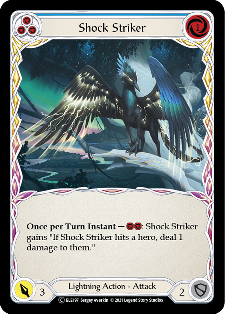 Shock Striker - Blue (ELE) #U-ELE197 [EN/N]