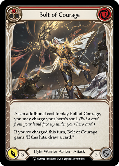 Bolt of Courage - Red (MON) #U-MON042 [EN/N]