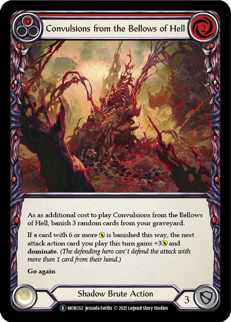Convulsions from the Bellows of Hell - Red (MON) #U-MON132 [EN/N] s/o