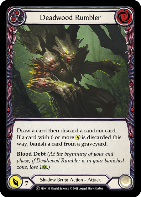 Deadwood Rumbler - Yellow (MON) #U-MON139 [EN/N]