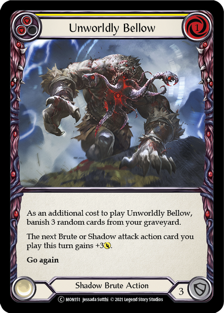 Unworldly Bellow - Yellow (MON) #U-MON151 [EN/N]