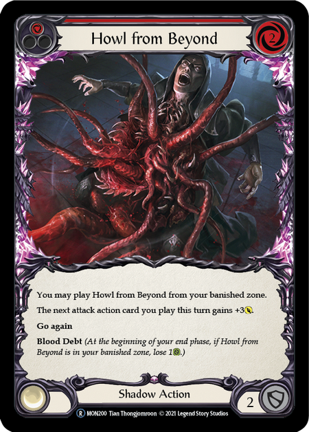Howl from Beyond - Red (MON) #U-MON200 [EN/N] s/o