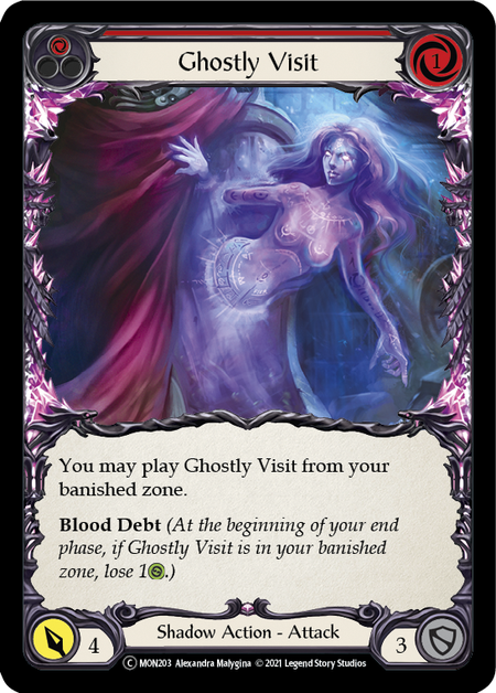 Ghostly Visit - Red (MON) #U-MON203 [EN/N]