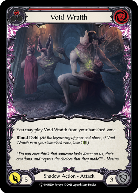 Void Wraith - Red (MON) #U-MON209 [EN/N]