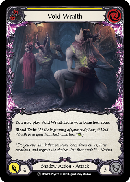 Void Wraith - Yellow (MON) #U-MON210 [EN/N]