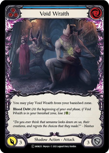 Void Wraith - Blue (MON) #U-MON211 [EN/N]