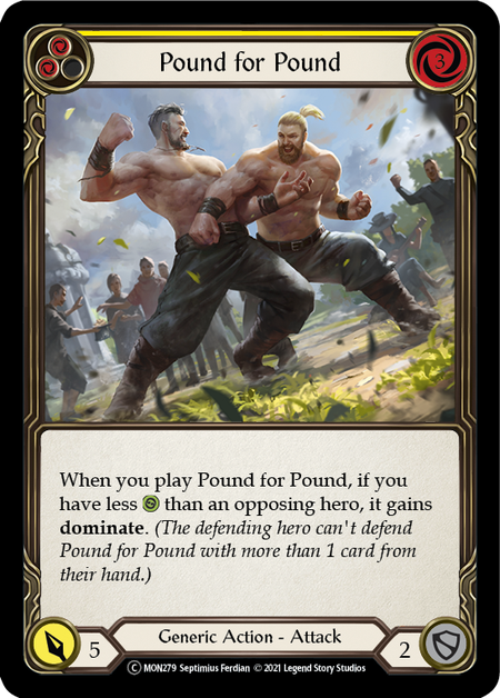 Pound for Pound - Yellow (MON) #U-MON279 [EN/N]