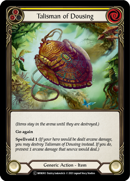 Talisman of Dousing - Yellow (MON) #U-MON302 [EN/N]