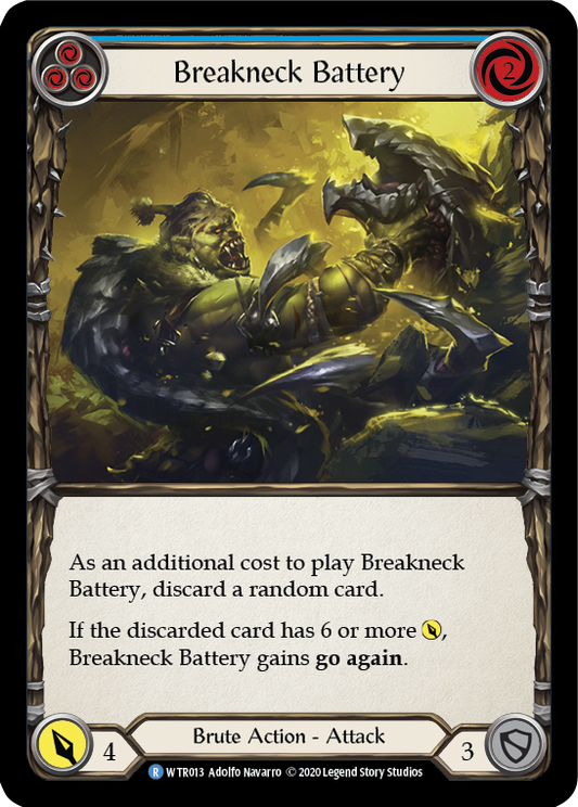 Breakneck Battery - Blue (WTR) #U-WTR013 [EN/N]