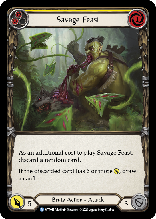 Savage Feast - Yellow (WTR) #U-WTR015 [EN/N]