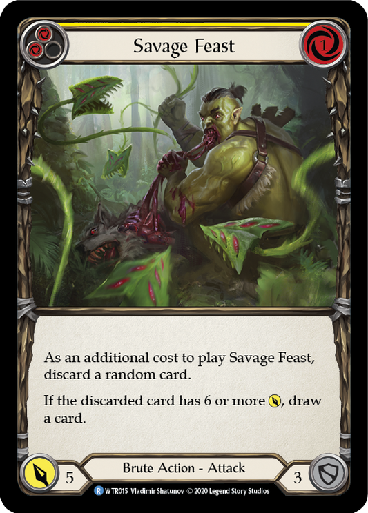 Savage Feast - Yellow (WTR) #U-WTR015 [EN/N]