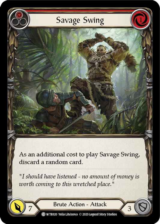Savage Swing - Red (WTR) #U-WTR020 [EN/N]