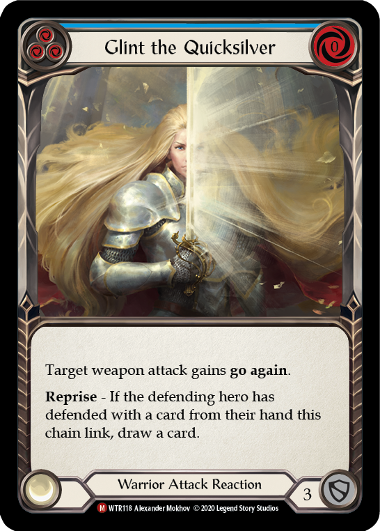 Glint the Quicksilver - Blue (WTR) #U-WTR118 [EN/N]