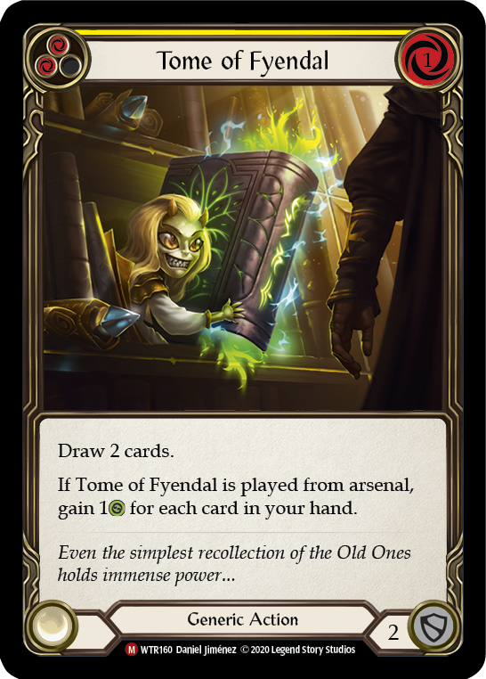 Tome of Fyendal - Yellow (WTR) #U-WTR160 [EN/N]