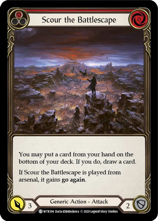 Scour the Battlescape - Red (WTR) #U-WTR194 [EN/N]