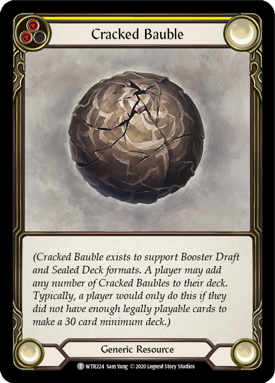Cracked Bauble - Yellow (WTR) #U-WTR224 [EN/N]