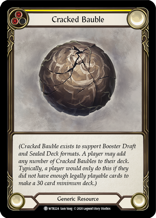 Cracked Bauble - Yellow (WTR) #U-WTR224 [EN/N]