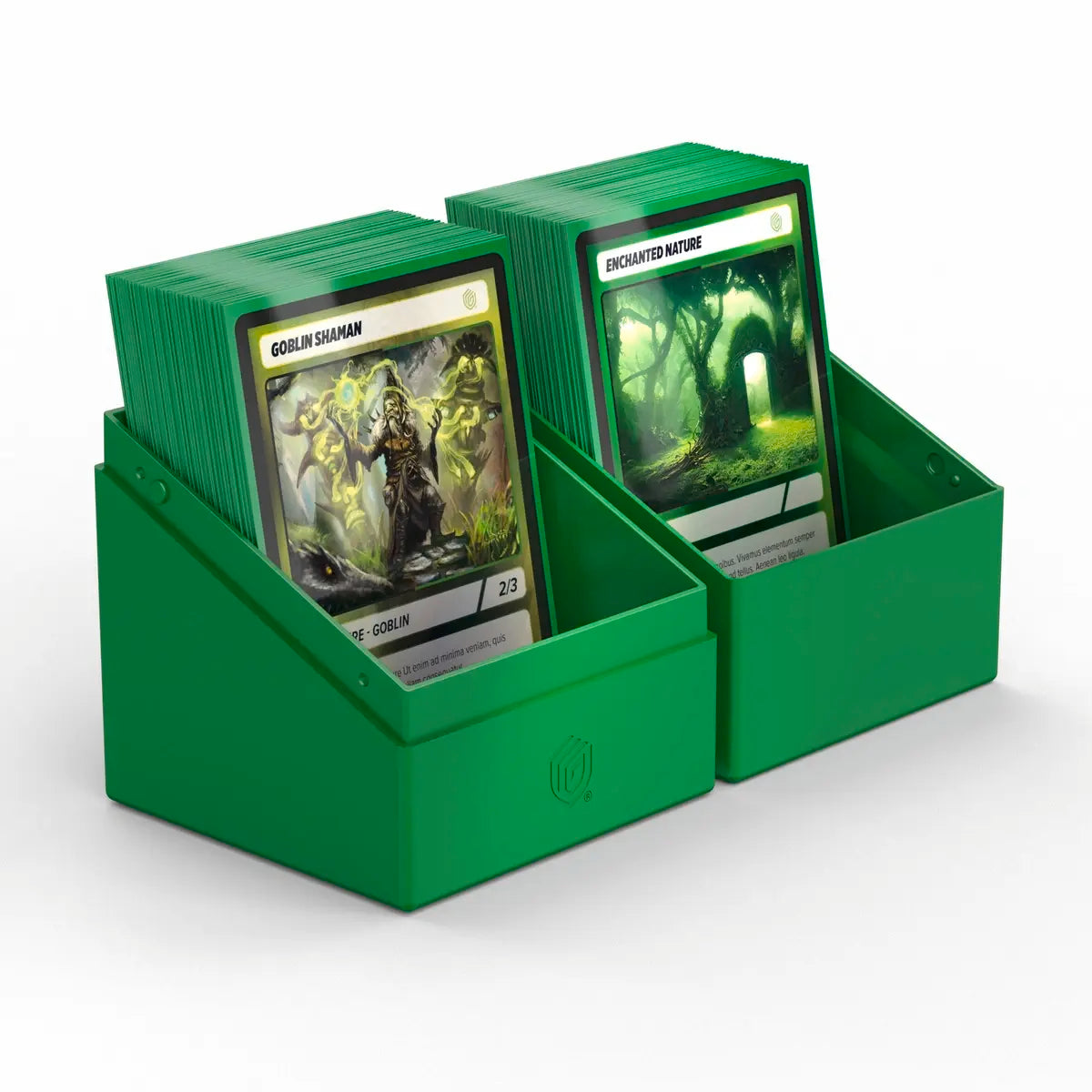 Ultimate Guard Boulder 100+ Standard Solid Green Deck Case