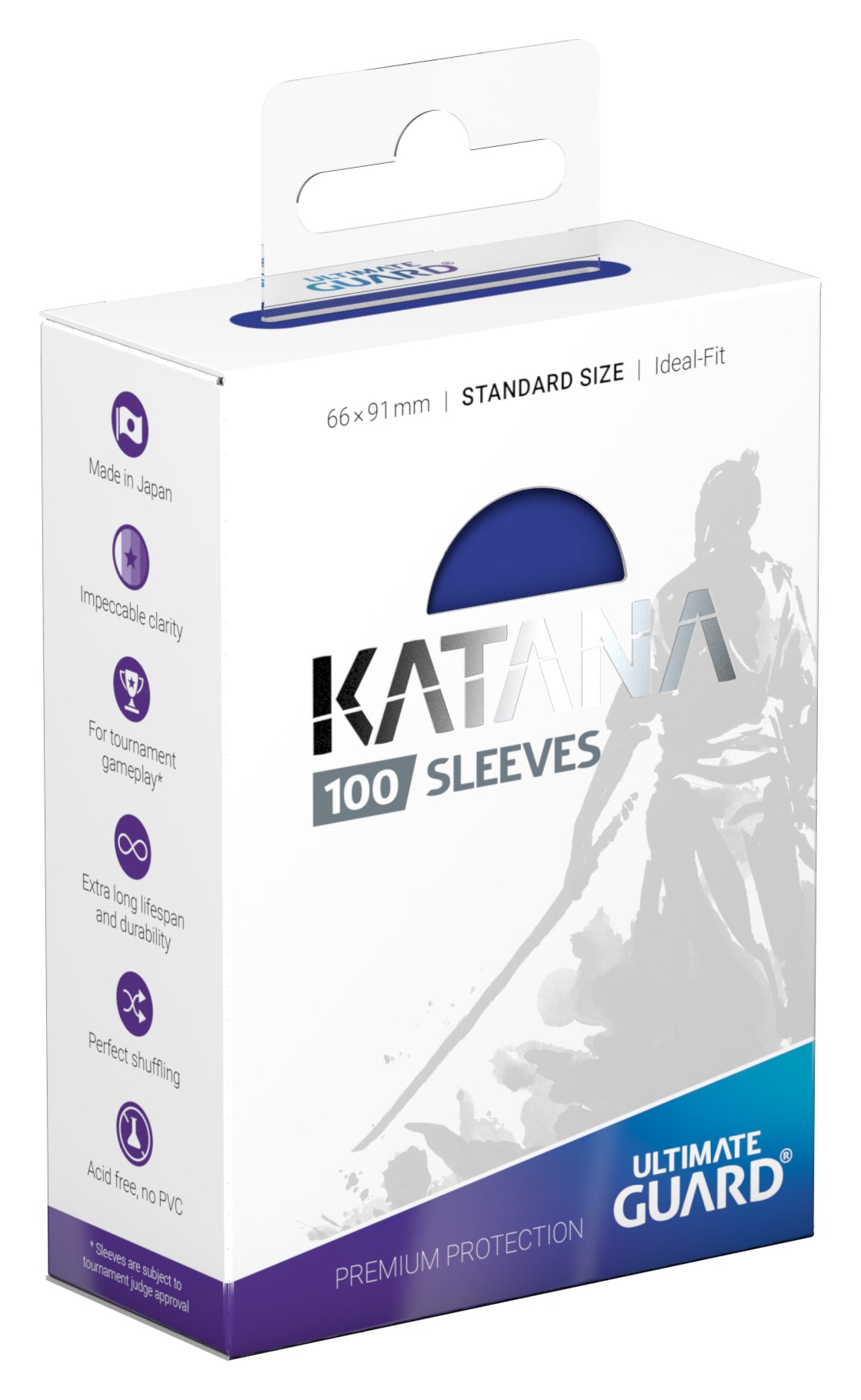 Katana 2019 Standard Size Sleeves - Blue (100-Pack)