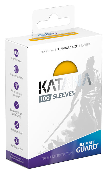 Katana 2019 Standard Size Sleeves - Yellow (100-Pack)