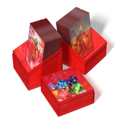 Ultimate Guard Boulder'n'Tray 100+ - Ruby