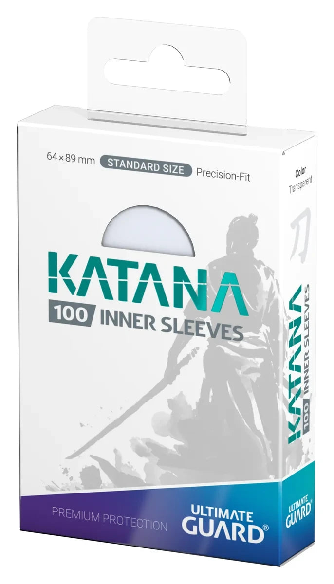 Katana Standard Size Inner Sleeves (100-Pack) - Transparent