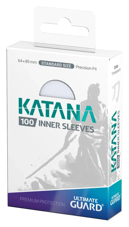 Katana Standard Size Inner Sleeves (100-Pack) - Transparent