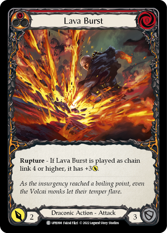 Lava Burst (UPR) #UPR098 [EN/N] s/o
