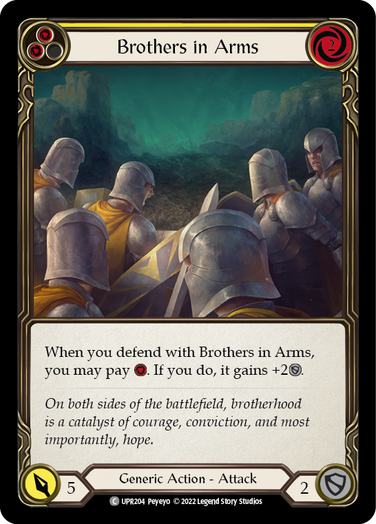 Brothers in Arms - Yellow (UPR) #UPR204 [EN/N]