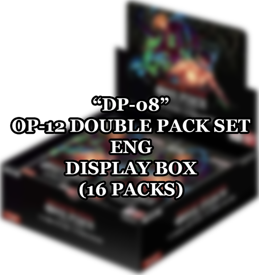 [PRE-ORDER] One Piece TCG "Double Pack Set (DP-08)" OP-12 - English - Display Box (16 Packs)