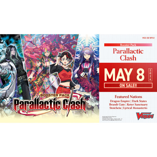 [PRE-ORDER] Vanguard Parallactic Clash Booster Box [VGE-DZ-BT13] (16 Booster Packs)
