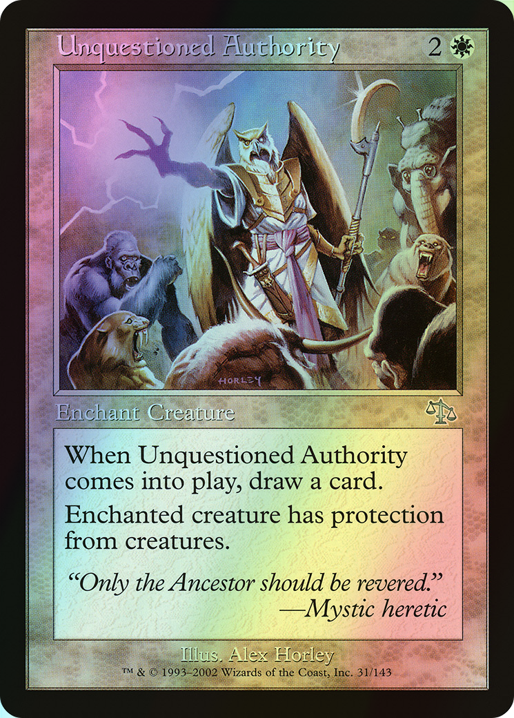 Unquestioned Authority (JUD) #31 [EN/F] s/o