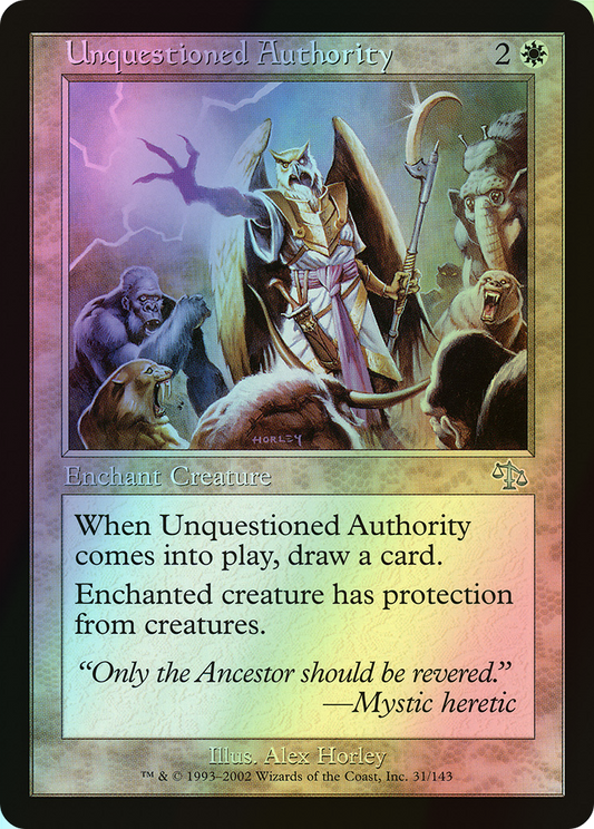 Unquestioned Authority (JUD) #31 [EN/F] s/o