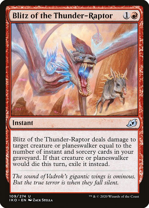 Blitz of the Thunder-Raptor (IKO) #109 [EN/N]