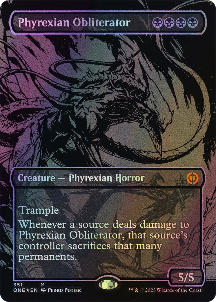 Phyrexian Obliterator - Raised Foil (ONE) #351 [EN/F]