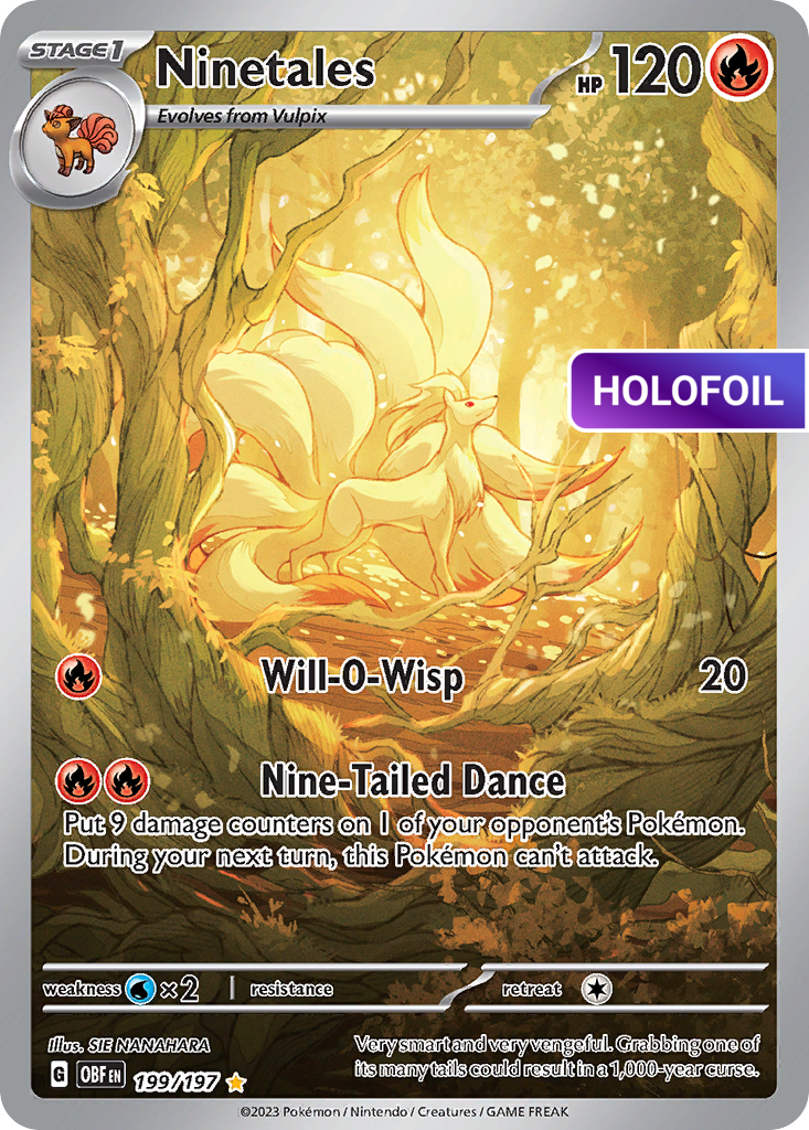 Ninetales -199/197 (OBF) #199 [EN/H] s/o